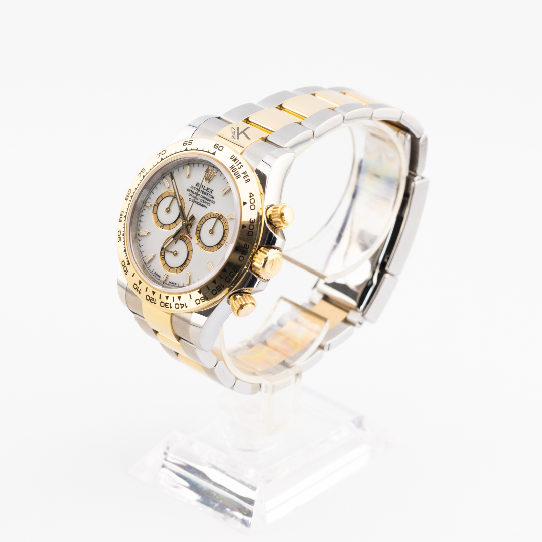 Rolex Steel & Gold Daytona White Dial 116503