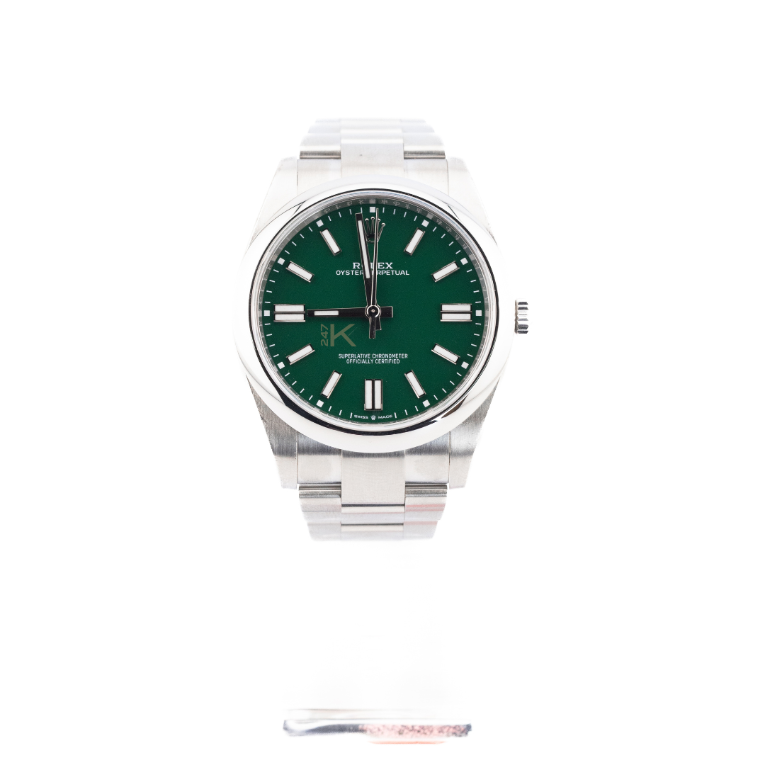 Rolex Oyster Perpetual Green Dial 124300