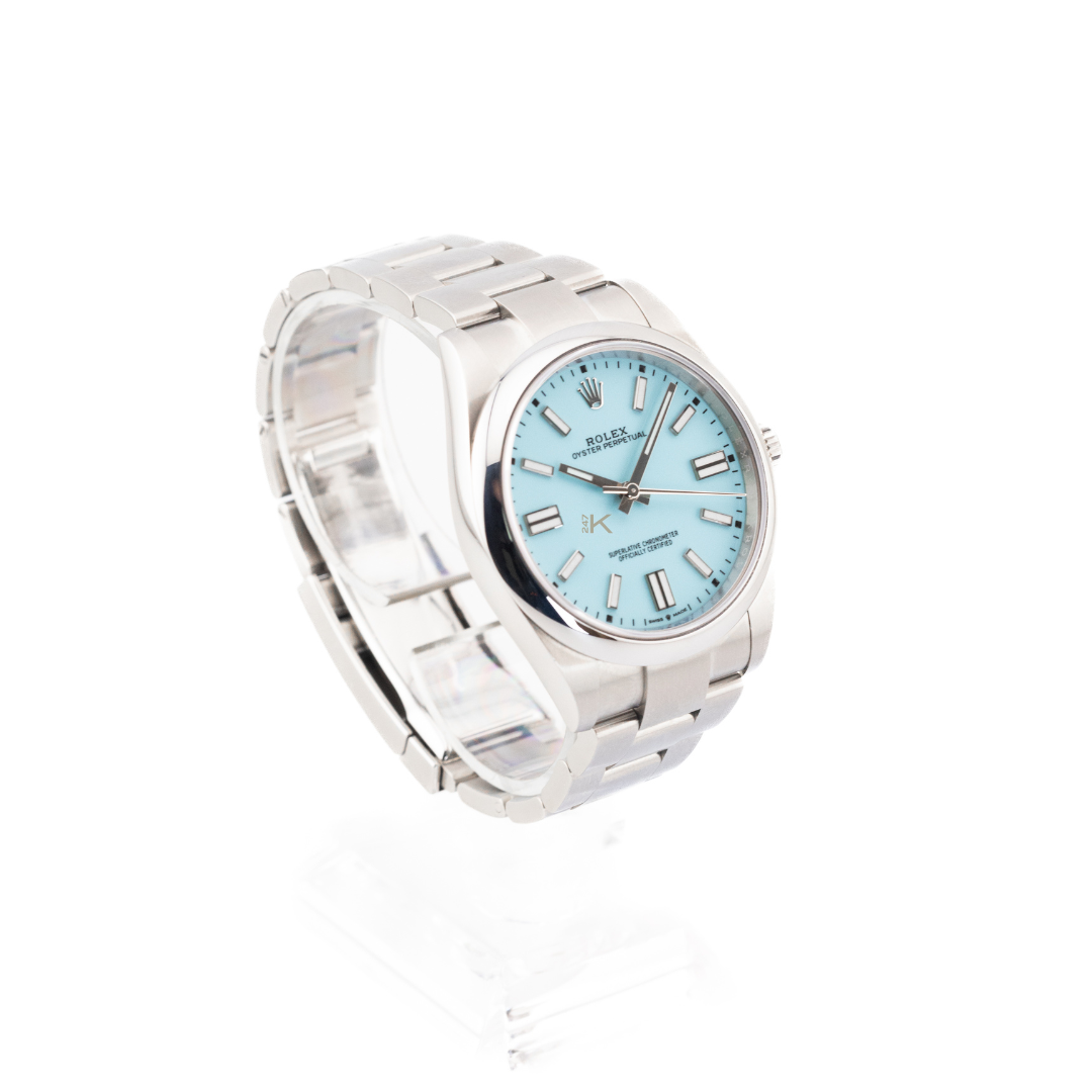 Rolex Oyster Perpetual Tiffany Dial 124300