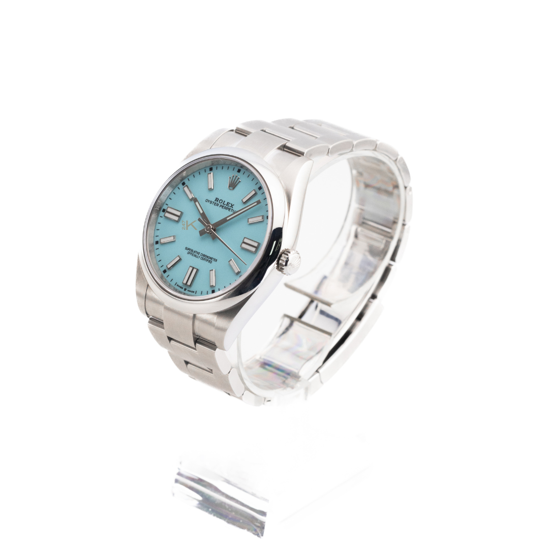 Rolex Oyster Perpetual Tiffany Dial 124300