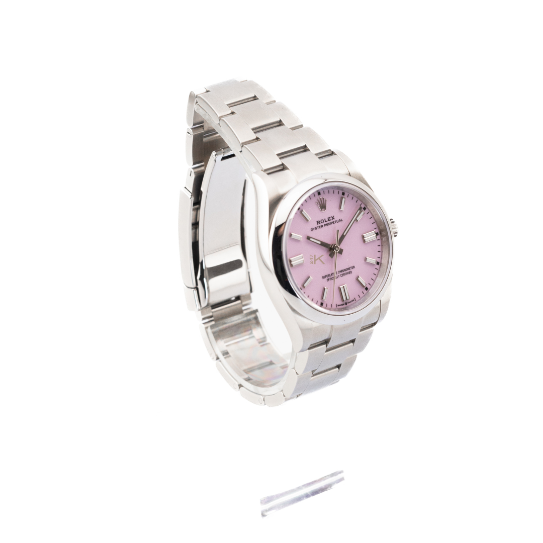 Rolex Oyster Perpetual Pink Dial 126000