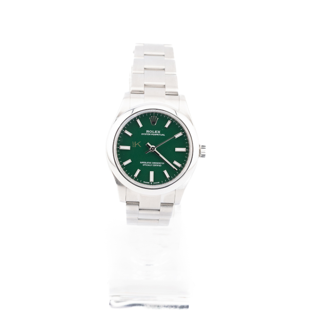 Rolex Oyster Perpetual Green Dial 277200