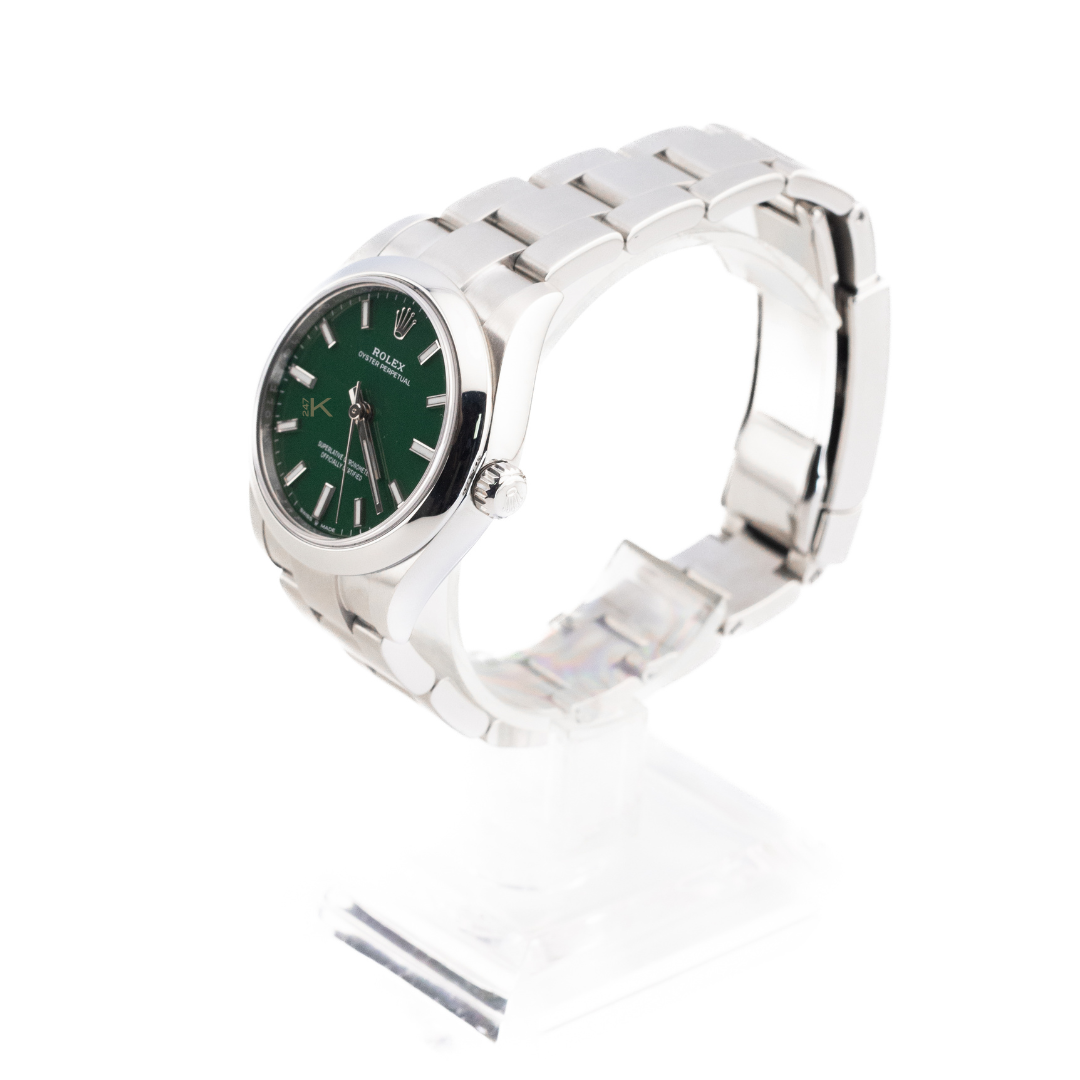 Rolex Oyster Perpetual Green Dial 277200