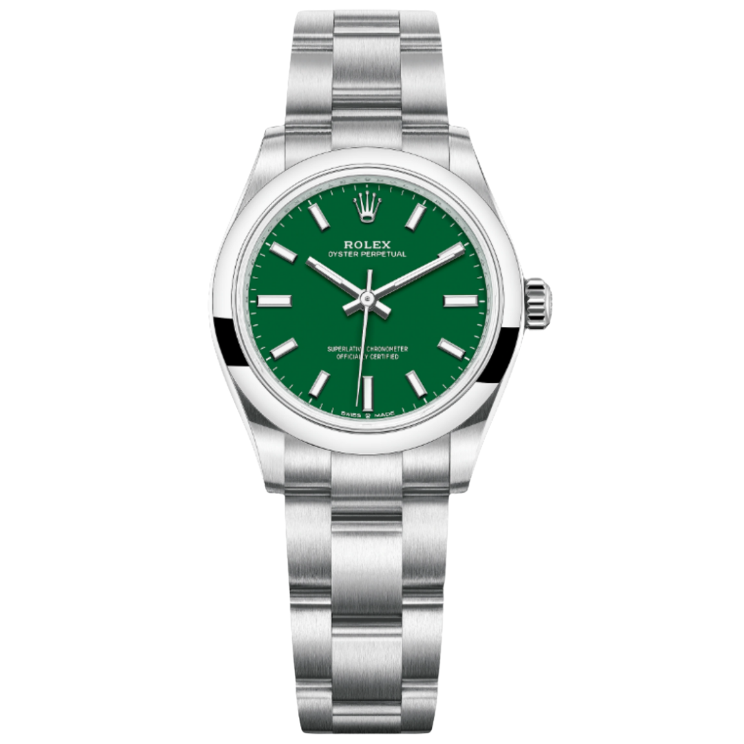 Rolex Oyster Perpetual Green Dial 277200