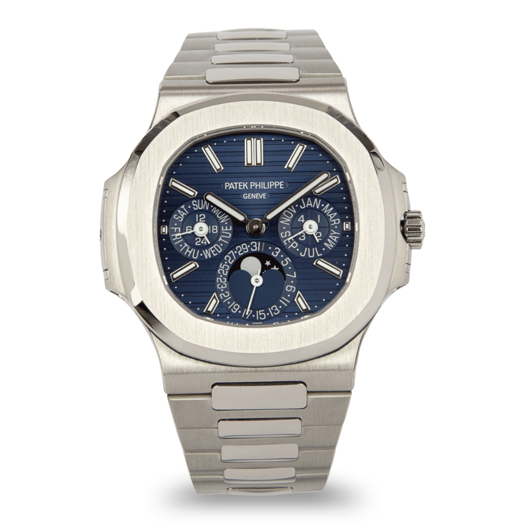 Patek Philippe Nautilus Perpetual Calendar White Gold Blue Dial 2025 5740/1G