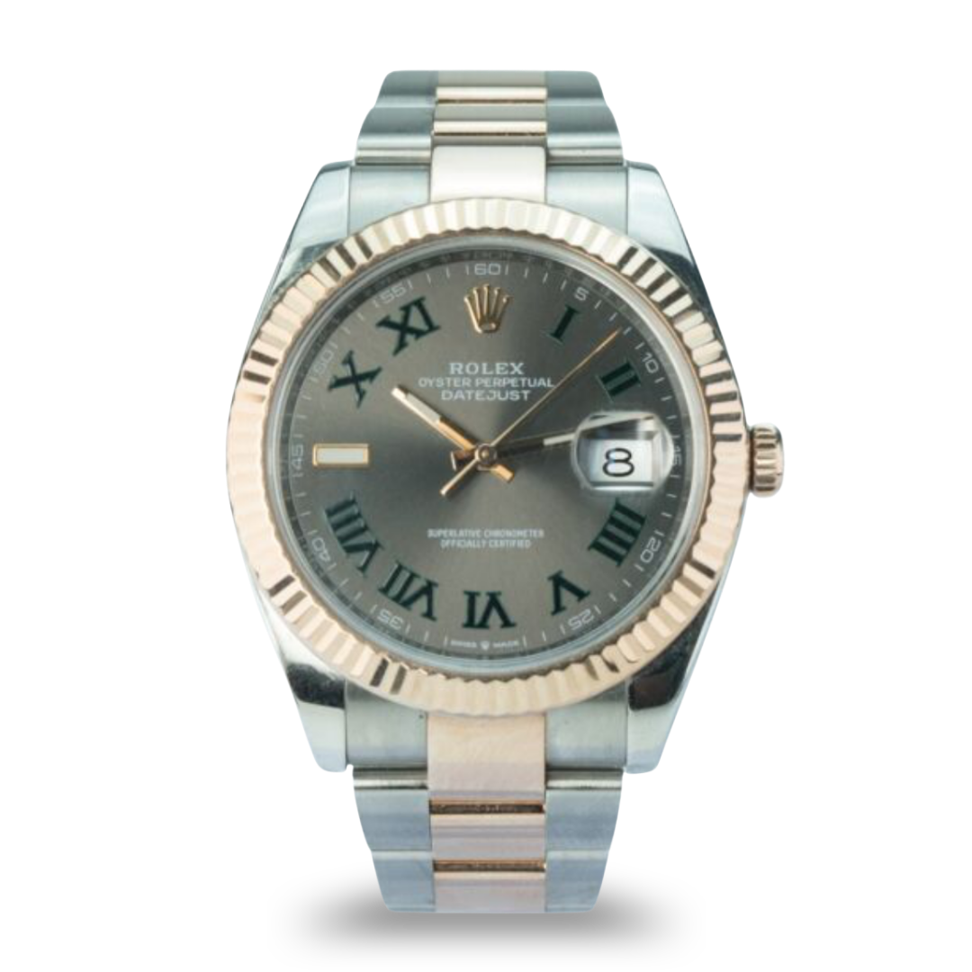 Rolex Datejust Grey Dial Wimbledon 126331