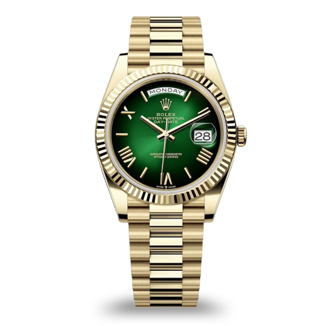 Rolex Day-Date Green Ombre Dial 228238