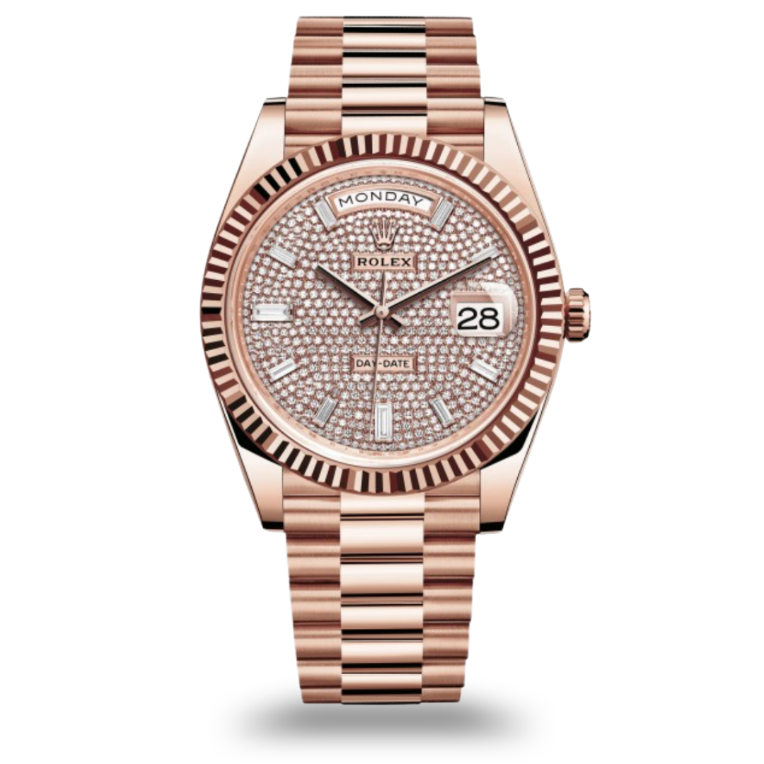 Rolex Day-Date Pave Dial 228235