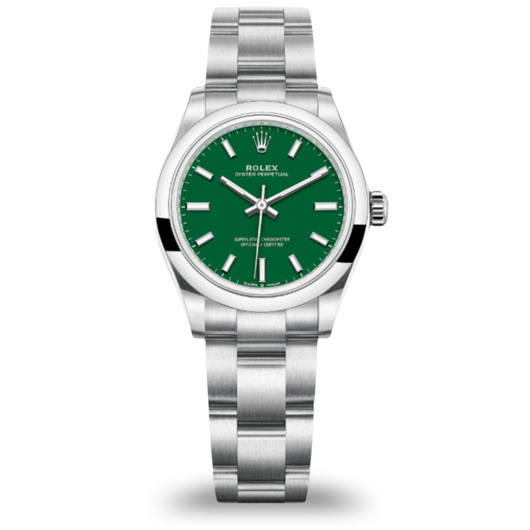 Rolex Oyster Perpetual Green Dial 277200