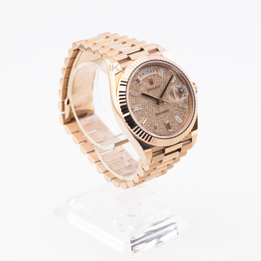 Rolex Day-Date Pave Dial 228235