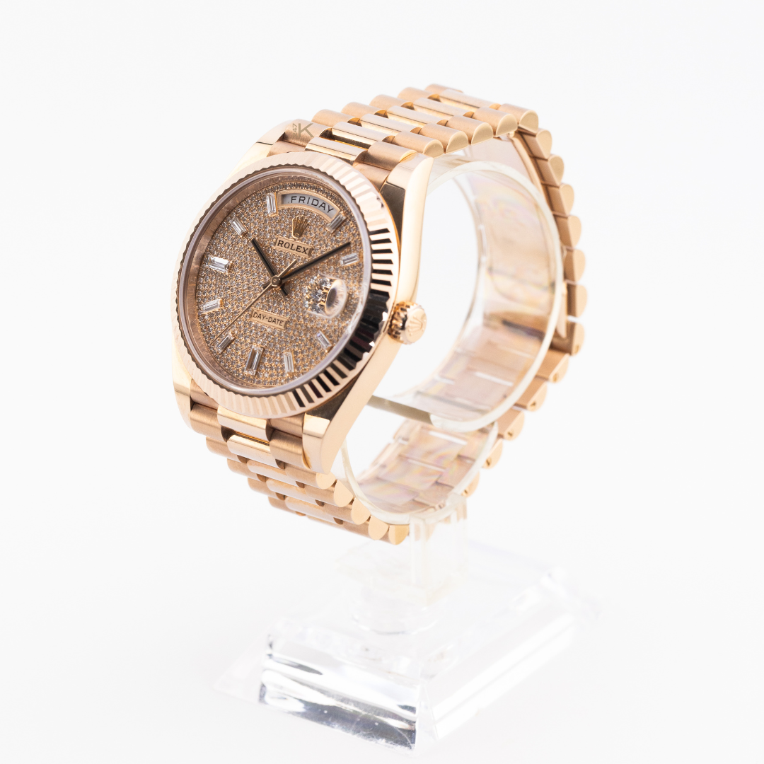 Rolex Day-Date Pave Dial 228235