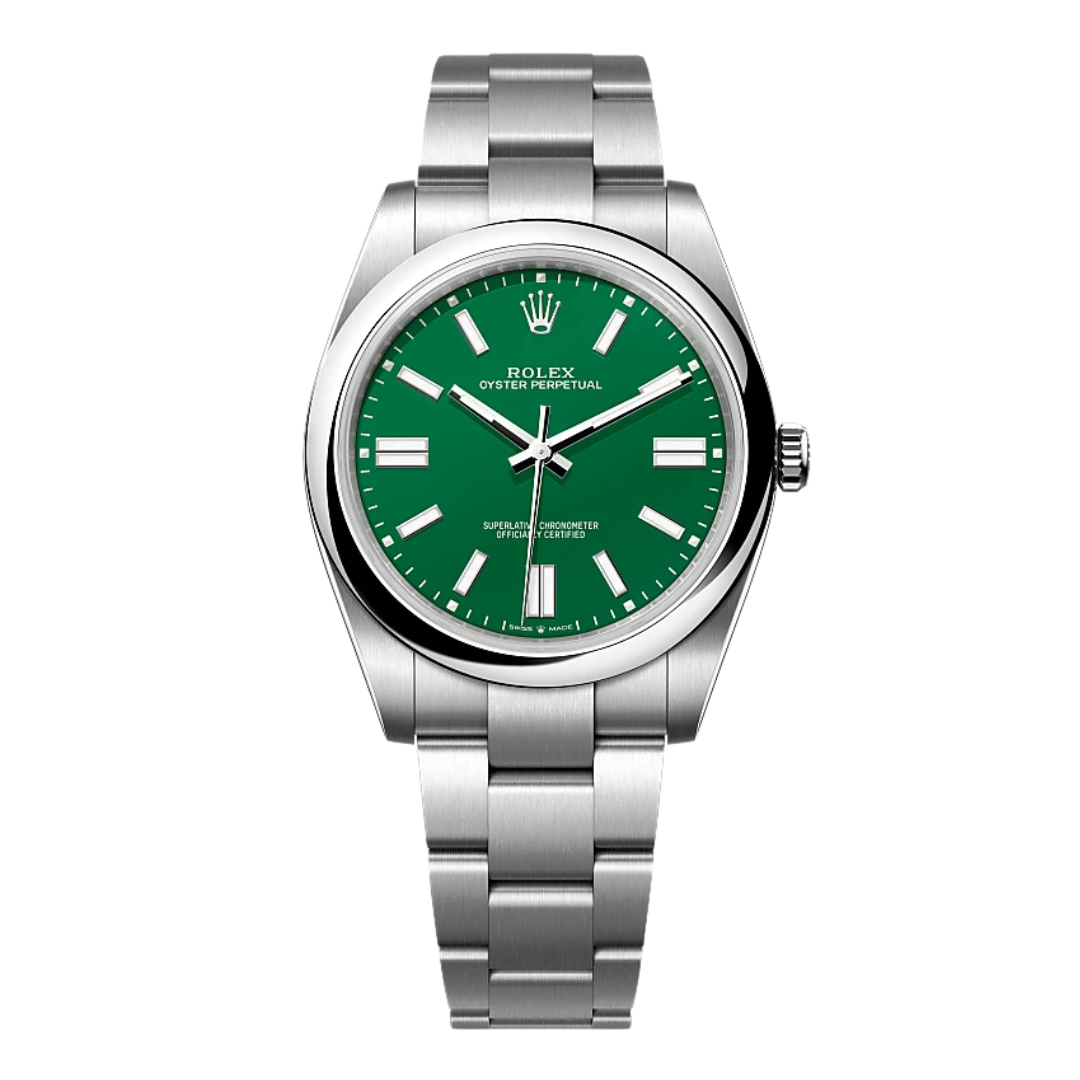 Rolex Oyster Perpetual Green Dial 124300