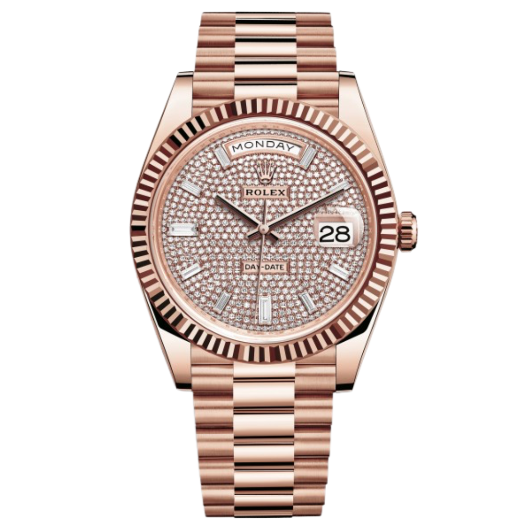 Rolex Day-Date Pave Dial 228235