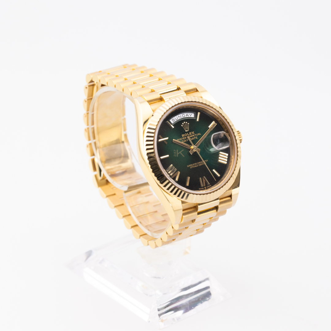Rolex Day-Date Green Ombre Dial 228238