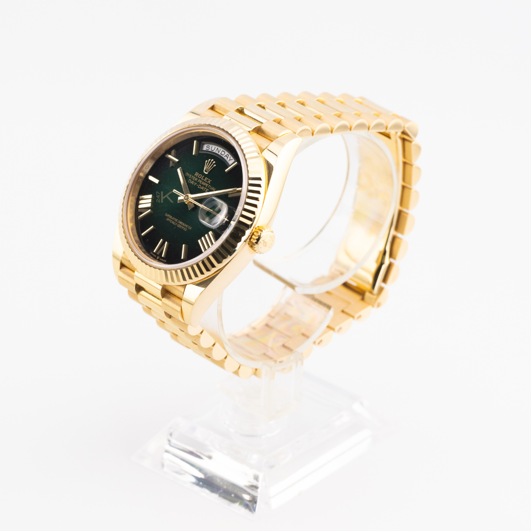 Rolex Day-Date Green Ombre Dial 228238