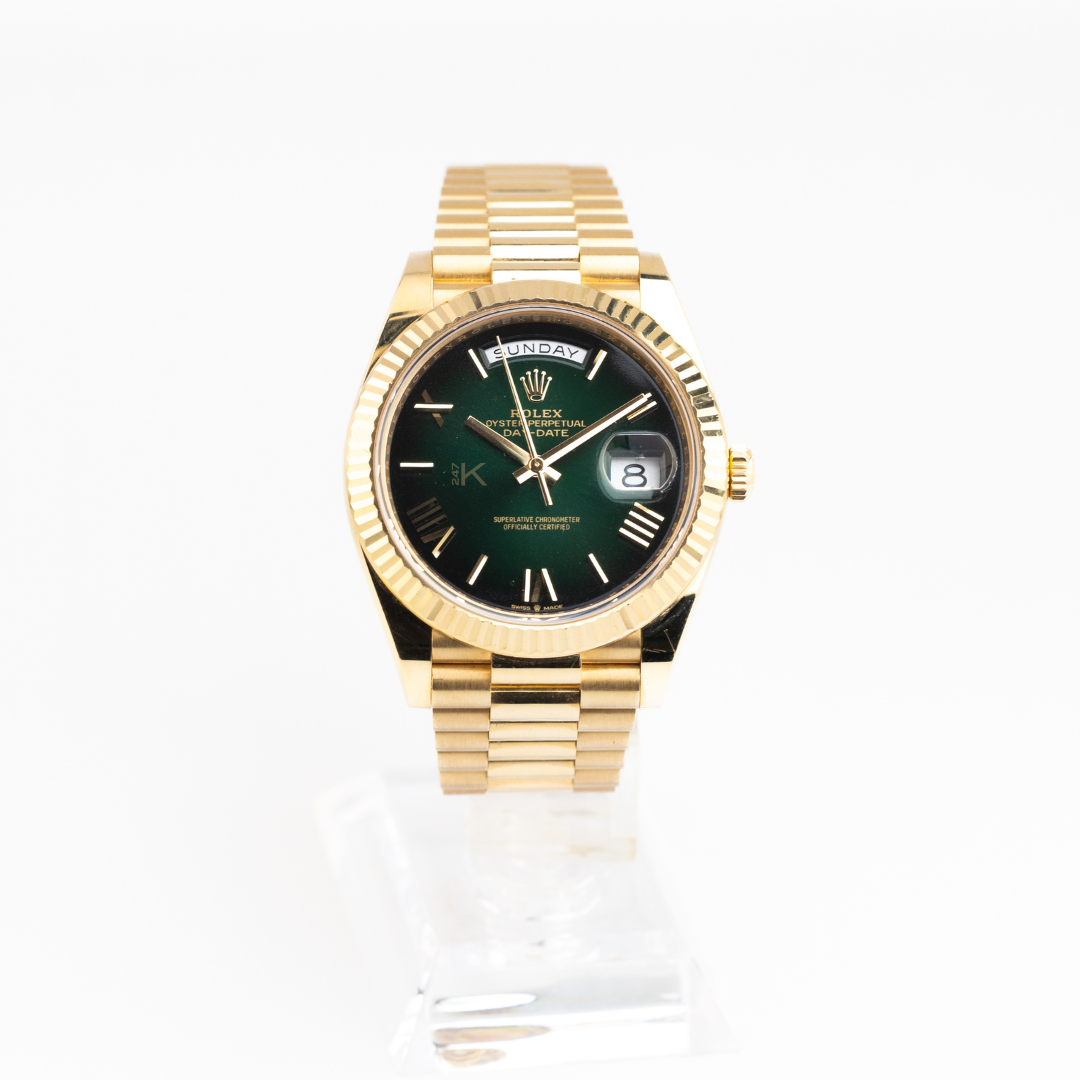Rolex Day-Date Green Ombre Dial 228238