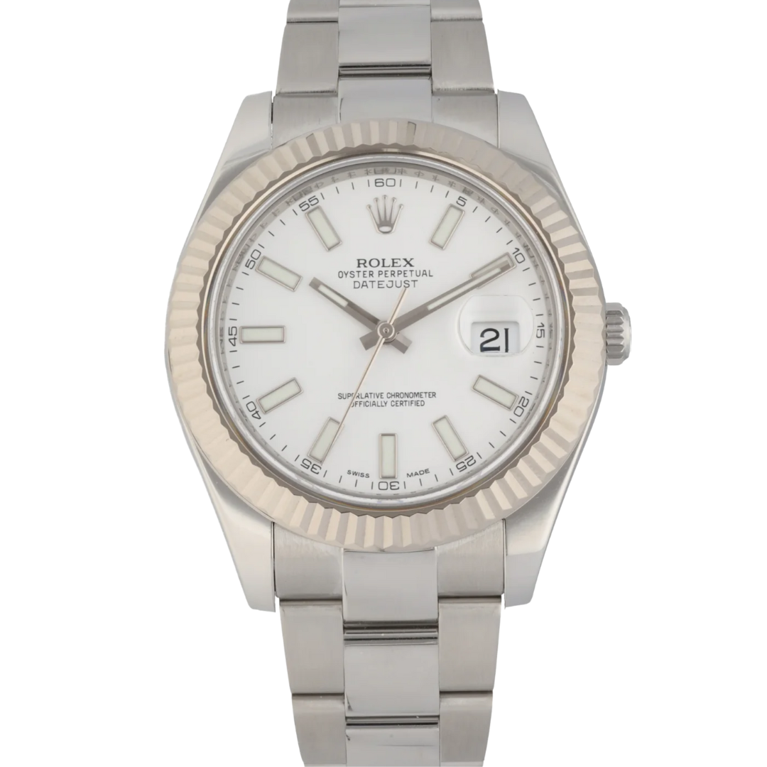 Rolex White Dial DateJust II 116334