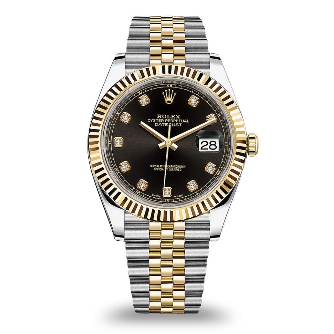 Rolex Datejust Black Diamond Dial 126333