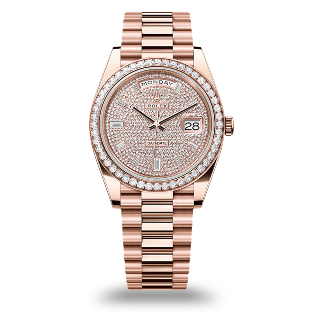 Rolex Day-Date 40 Pave Dial 228345RBR