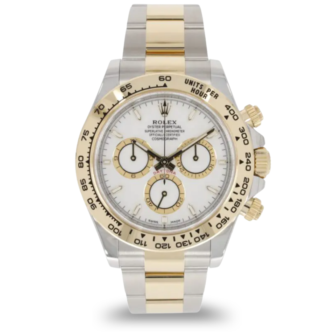 Rolex Steel & Gold Daytona White Dial 116503