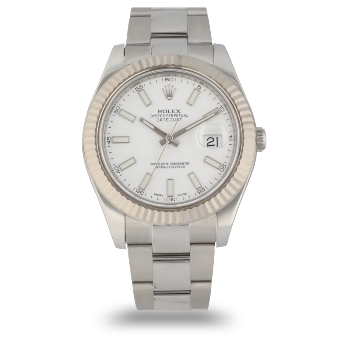Rolex White Dial DateJust II 116334