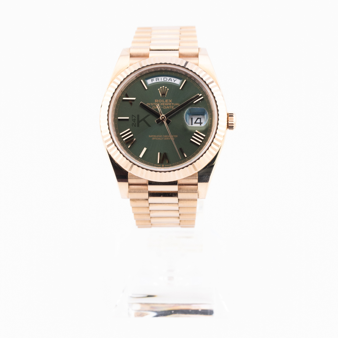 Rolex Day-Date Olive Dial 228235